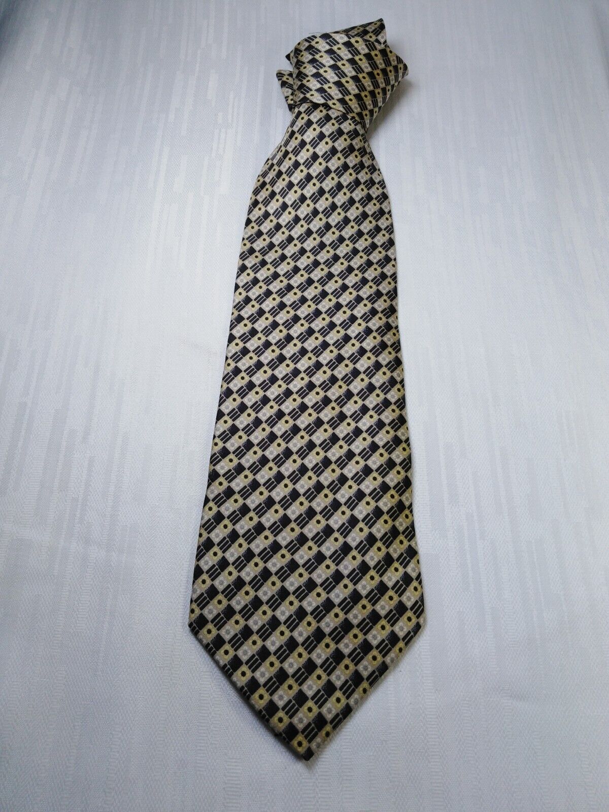 LAURA BIAGIOTTI 100%  SILK TIE SETA CRAVATTA NECKTIE MADE IN ITALY