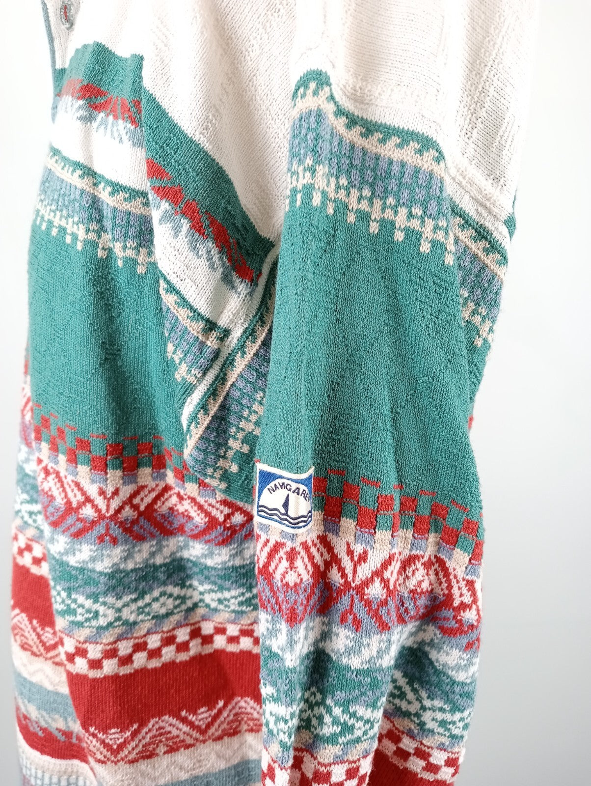 NAVIGARE MAGLIONE MAGLIA COTONE COTTON UOMO Tg. L MAN SWEATER CASUAL VINTAGE