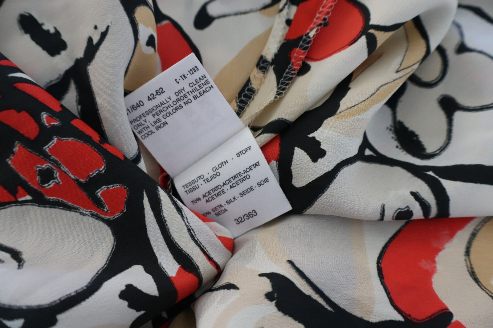 MARELLA CAMICIA  DONNA TG. 42 WOMAN SHIRT CASUAL VINTAGE SETA ACETATO SILK