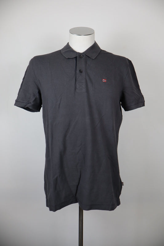 NAPAPIJRI MAGLIA POLO UOMO TG. L MAN T-SHIRT CASUAL VINTAGE COTONE COTTON