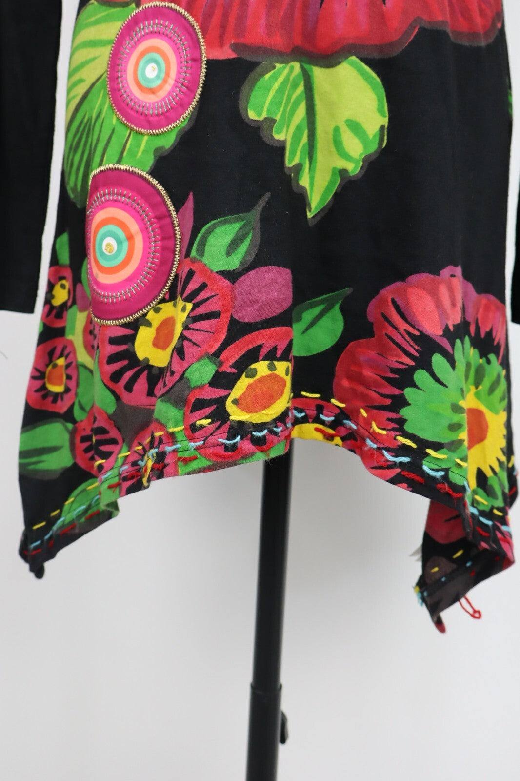 DESIGUAL VESTITO ABITO DONNA TG. XS WOMAN CASUAL VINTAGE DRESS