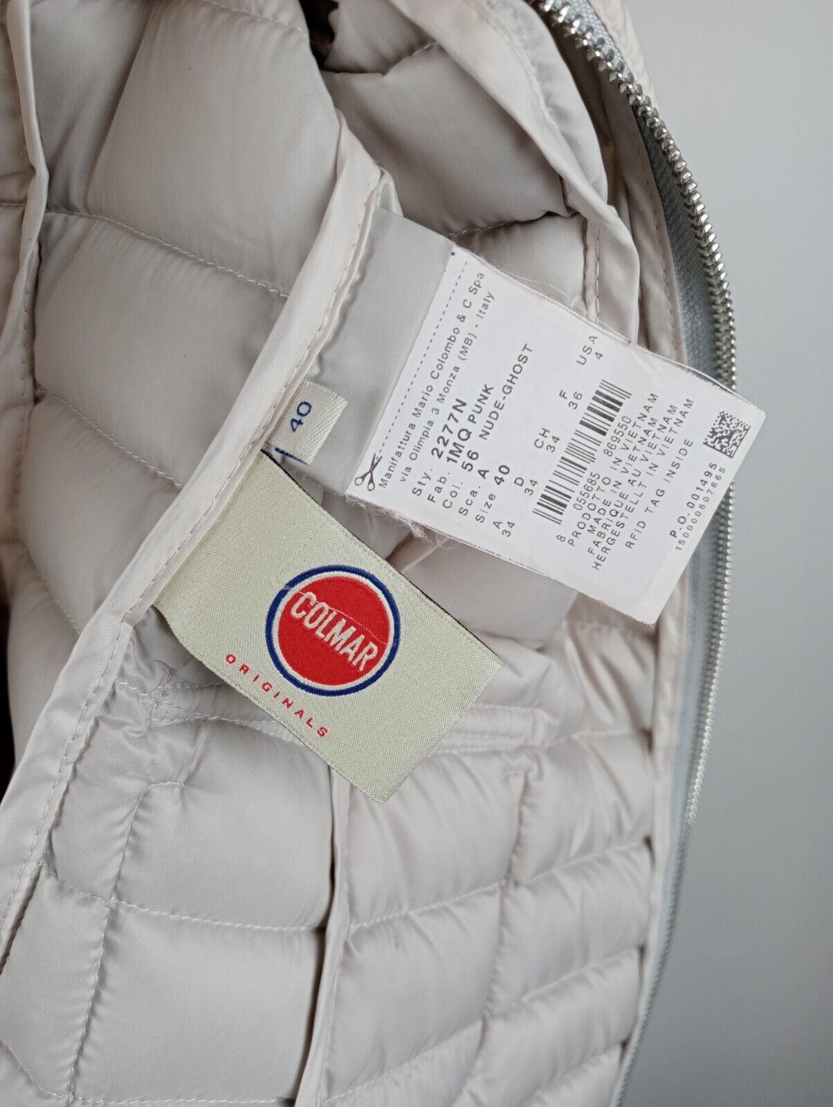 COLMAR GIUBBINO DONNA Tg 40 IMBOTTITO VINTAGE WOMAN JACKET CASUAL VINTAGE