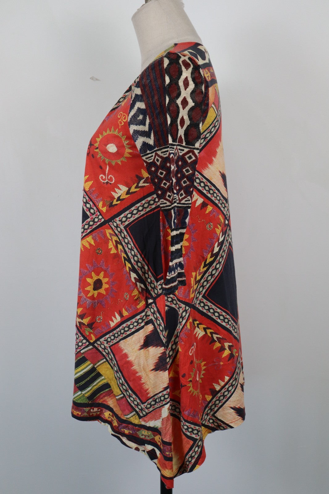 DESIGUAL  VESTITO ABITO DONNA TG.  S  SHORT WOMAN CASUAL VINTAGE DRESS