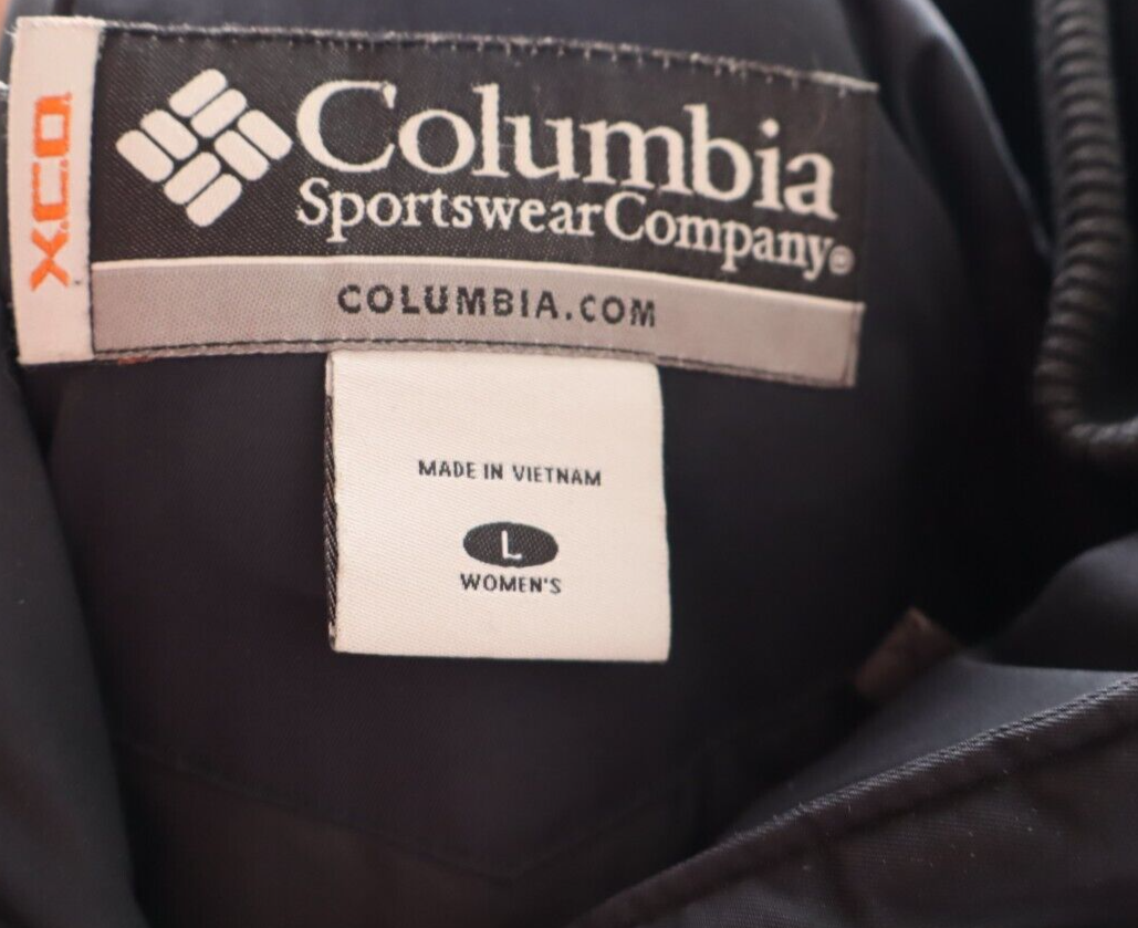 COLUMBIA GIUBBINO PIUMINO GIACCA  DONNA Tg. L WOMAN CASUAL JACKET VINTAGE