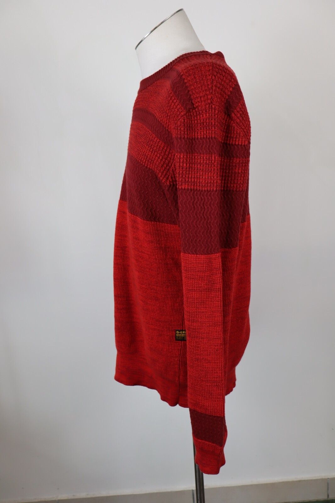 G-STAR RAW MAGLIONE MAGLIA VINTAGE UOMO Tg. L MAN SWEATER CASUAL COTONE