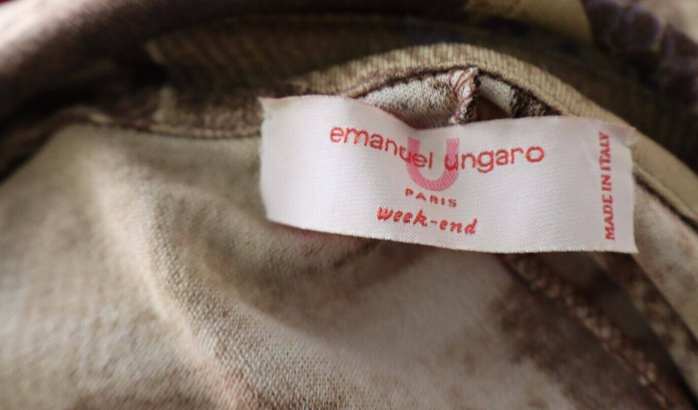 EMANUELE UNGARO WEEKEND CAMICIA DONNA TG. 46 WOMAN SHIRT CASUAL VINTAGE