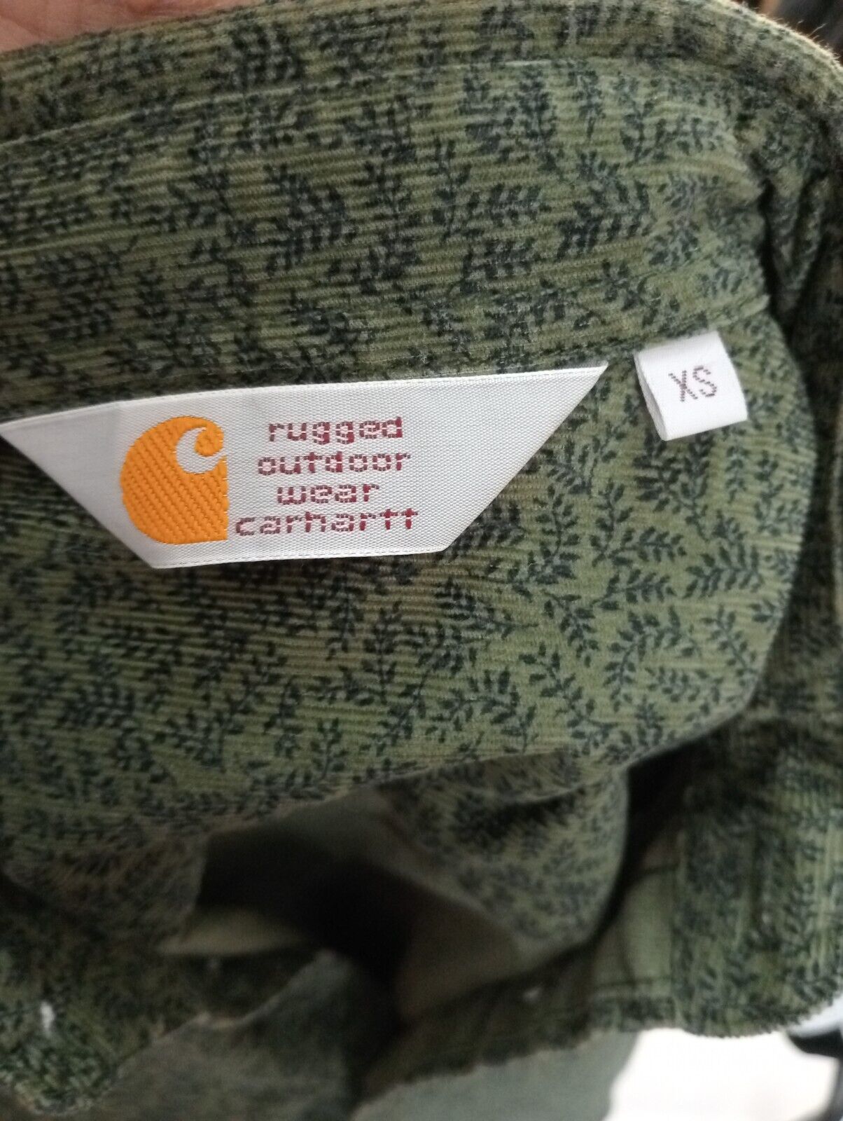 CARHARTT CAMICIA UOMO COTONE COTTON TG. XS  MAN CASUAL VINTAGE SHIRT