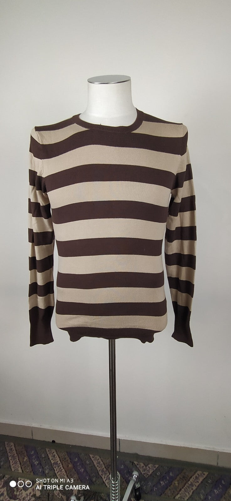 TOMMY HILFIGER MAGLIONE COTONE COTTON VINTAGE UOMO Tg. M MAN SWEATER CASUAL