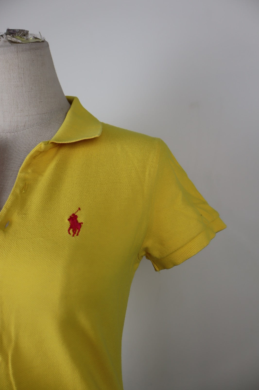 RALPH LAUREN POLO DONNA MAGLIA COTONE TG XS WOMAN SHIRT CASUAL VINTAGE SKINNY