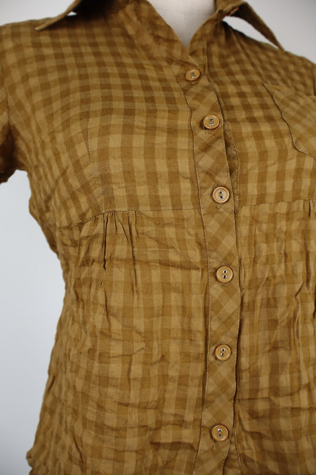 KRIZIA CAMICIA  DONNA TG. S WOMAN SHIRT CASUAL VINTAGE COTONE COTTON