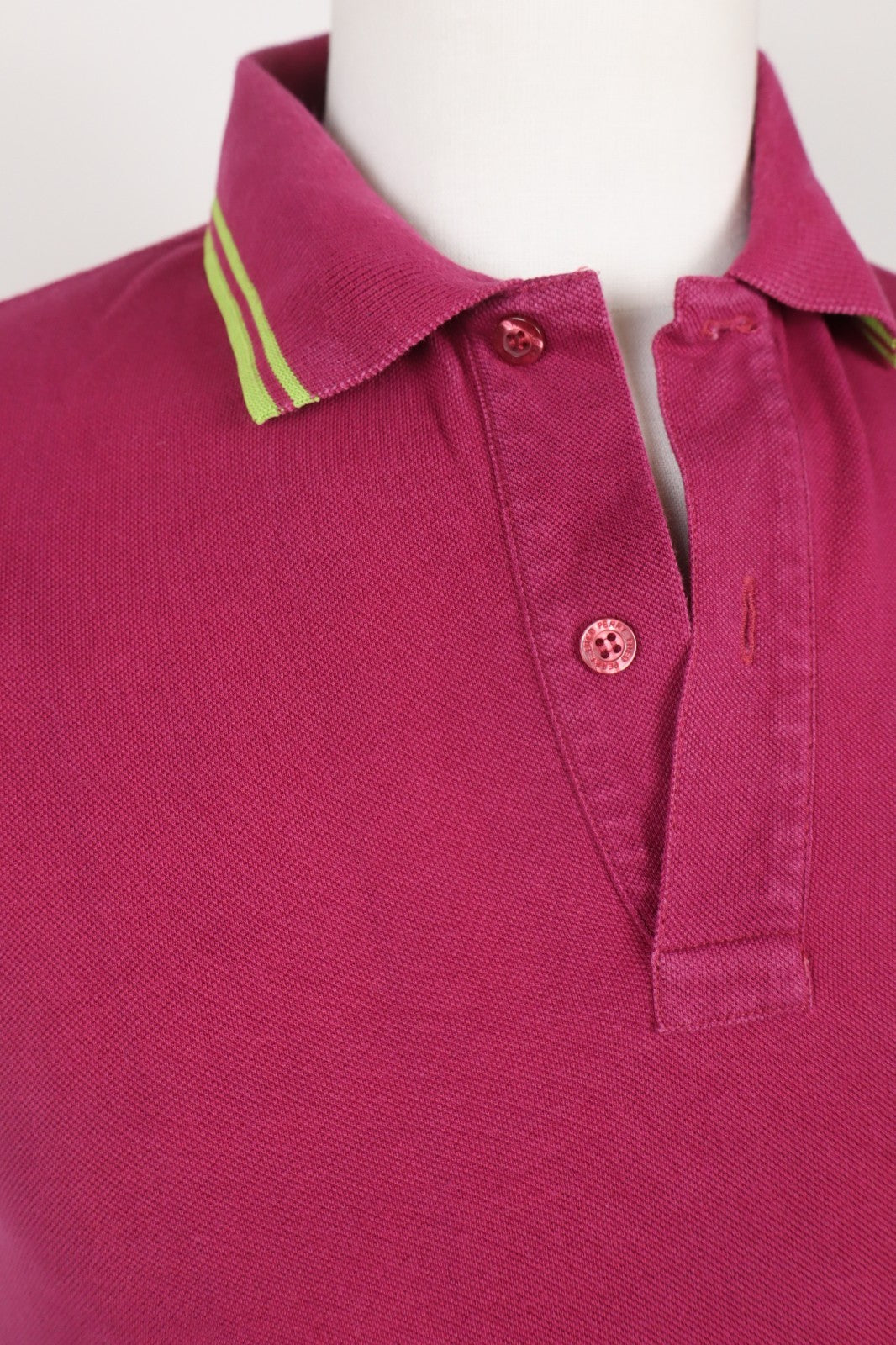 FRED PERRY POLO MAGLIA UOMO COTONE 38" 97CM MAN COTTON T-SHIRT CASUAL VINTAGE