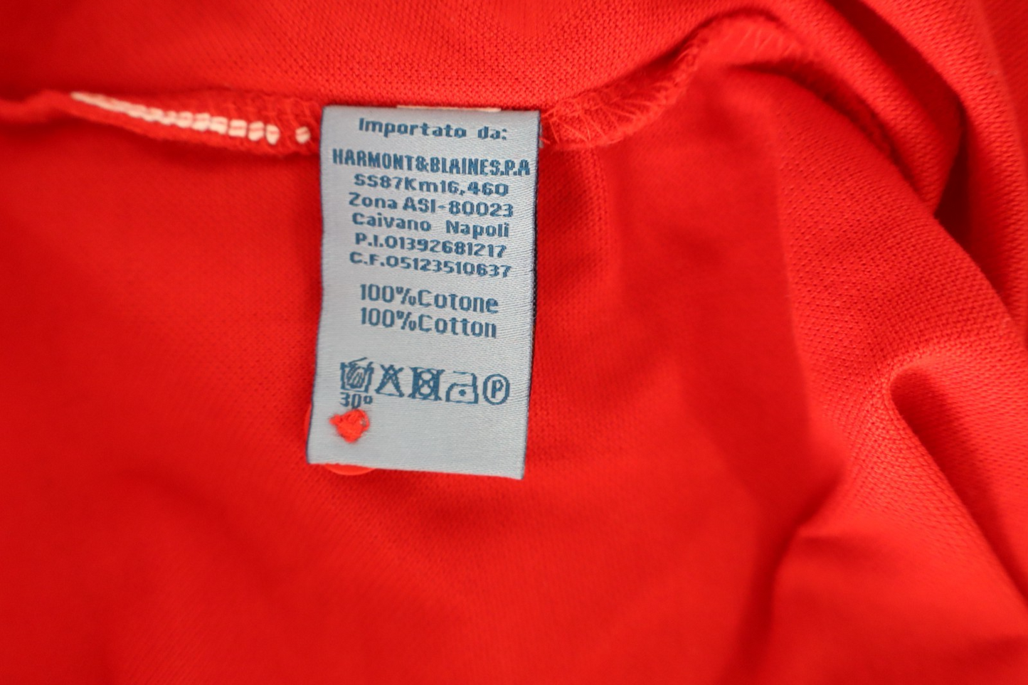 HARMONT & BLAINE JEANS MAGLIA POLO UOMO TG. XL MAN CASUAL VINTAGE 100% COTONE