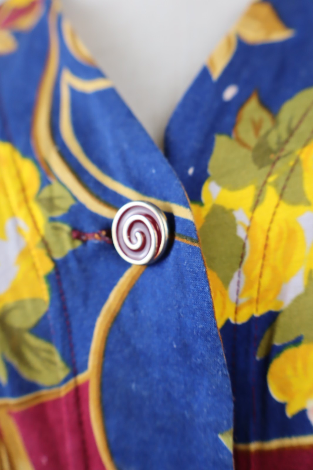 MARINA RINALDI VESTITO ABITO CON BOTTONI DONNA TG 21 WOMAN CASUAL VINTAGE DRESS