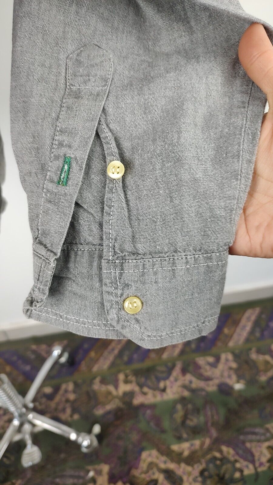 ROY ROGER'S CAMICIA UOMO TG M MAN CASUAL VINTAGE SHIRT COTONE COTTON