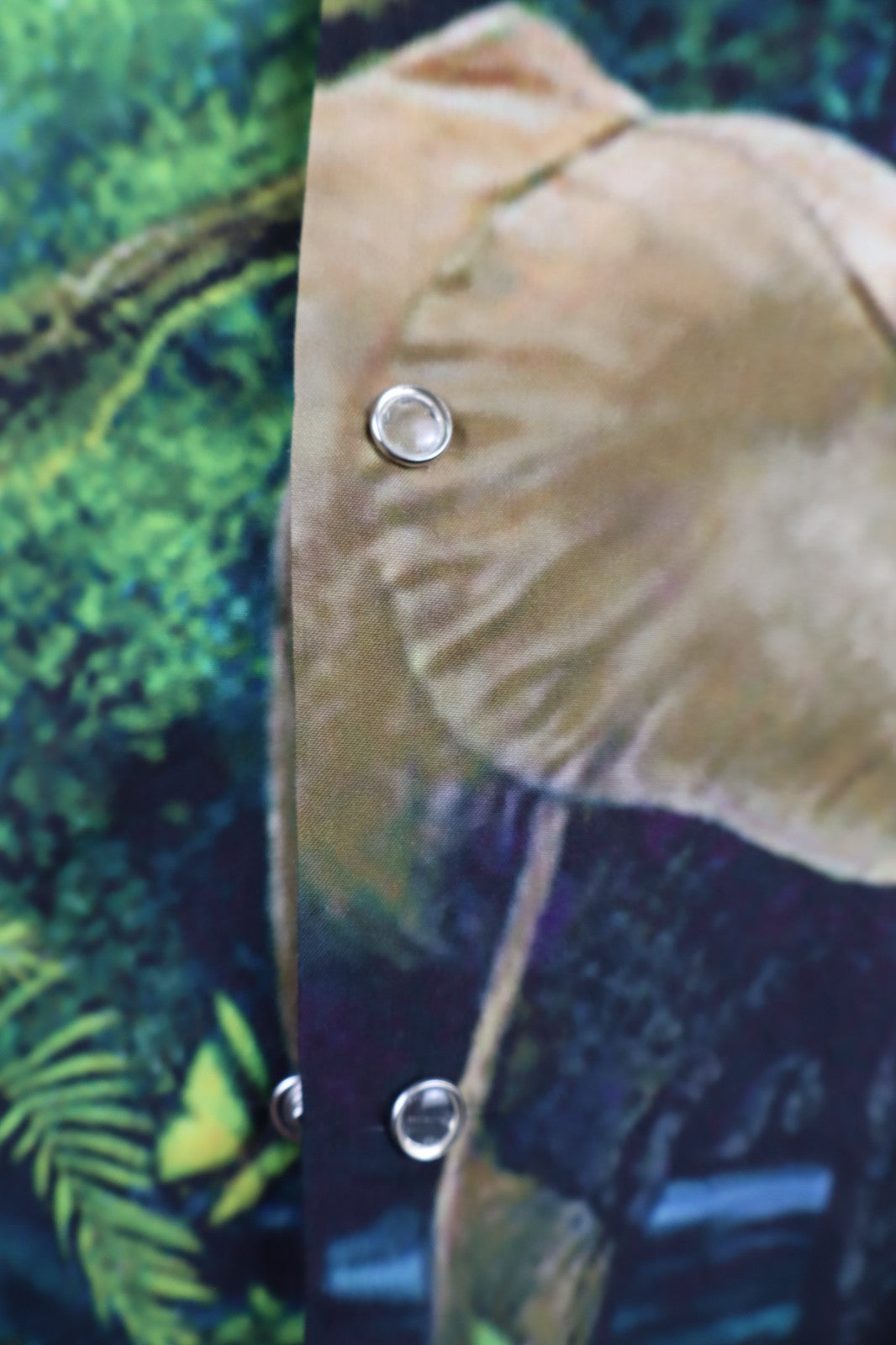 MINIMAL COUTURE MILANO CAMICIA UOMO TG L MAN CASUAL VINTAGE SHIRT ANIMALIER