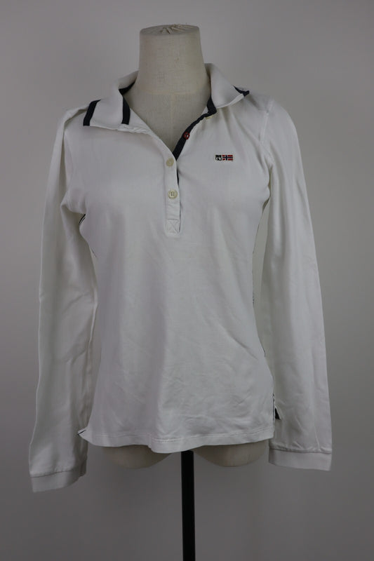 NAPAPIJRI MAGLIA POLO DONNA COTONE TG. M WOMAN SHIRT CASUAL VINTAGE COTTON