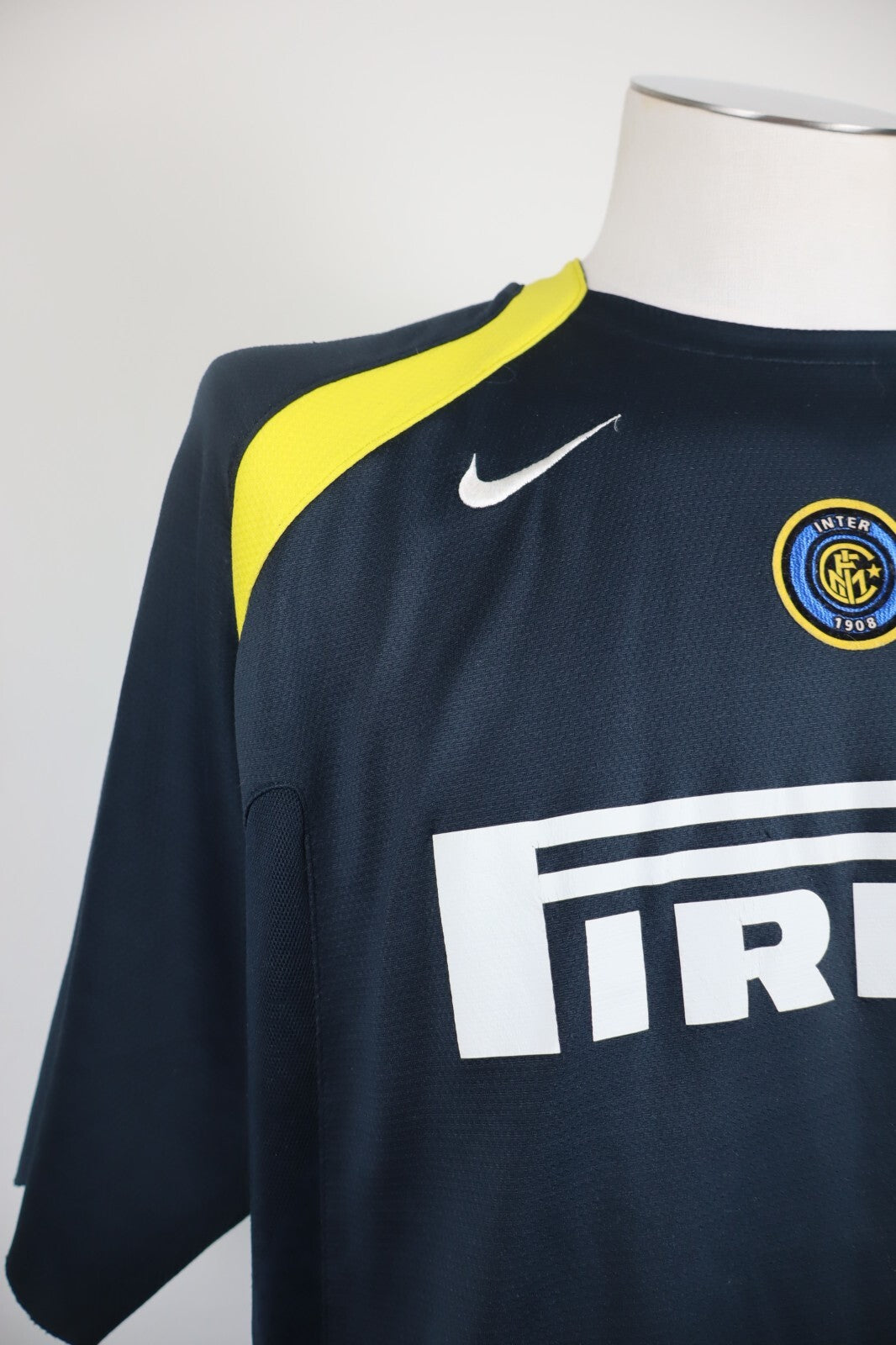 NIKE INTER MAGLIA CALCIO UOMO Tg XL SOCCER  MAN JERSEY VINTAGE SHIRT SPORT
