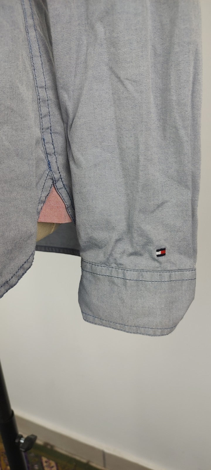 TOMMY HILFIGER CAMICIA DONNA COTONE TG. 6 WOMAN COTTON SHIRT CASUAL VINTAGE