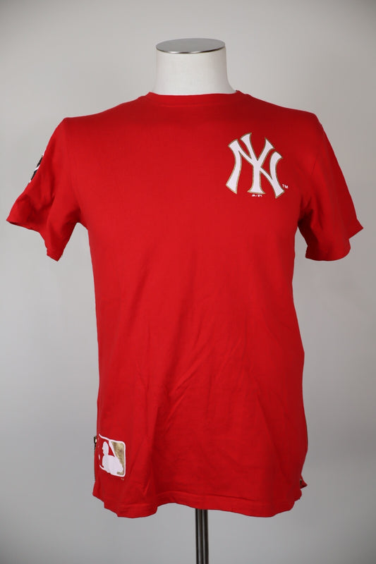 COOPERSTOWN MAJESTIC NY T-SHIRT BASEBALL UOMO MAGLIA Tg S MAN SPORT COTONE