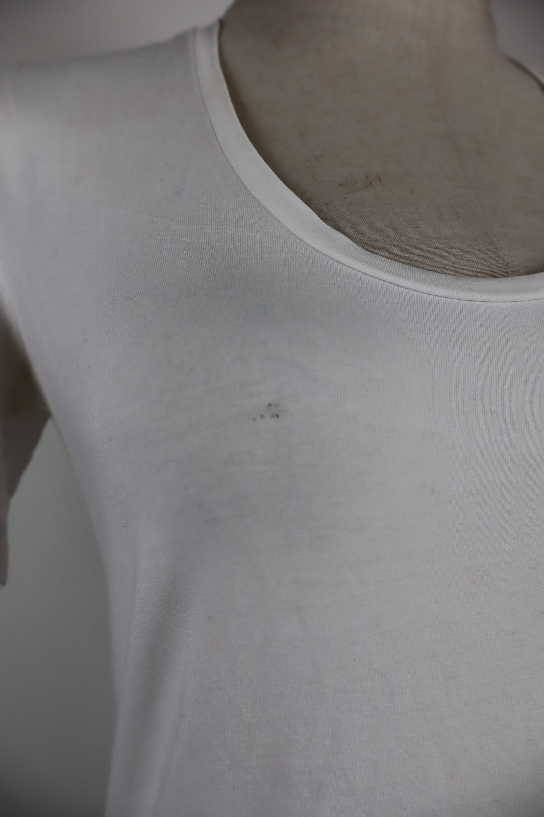 AJ ARMANI JEANS MAGLIA DONNA TG. 38 WOMAN CASUAL VINTAGE T-SHIRT COTONE COTTON