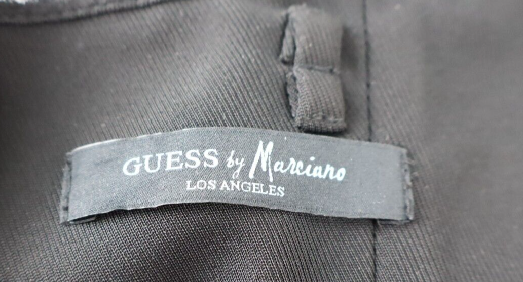 GUESS BY MARCIANO VESTITO DONNA TG 40 WOMAN CASUAL VINTAGE DRESS ABITO SETA POLY