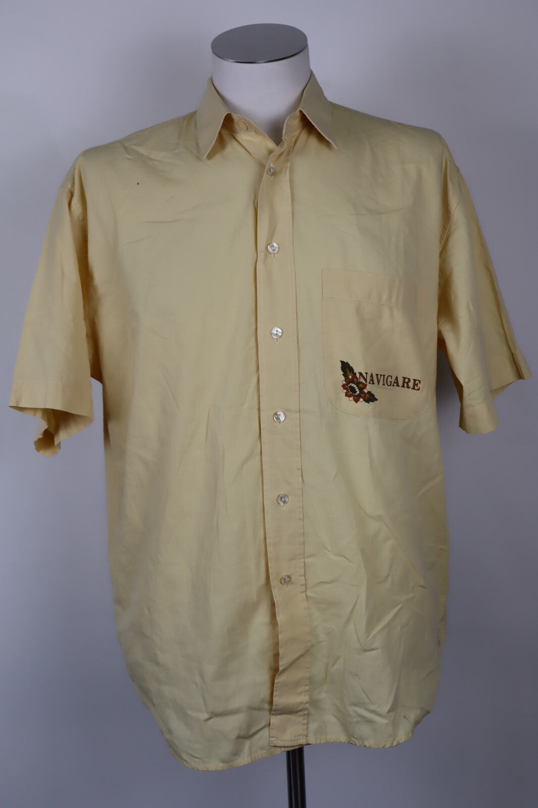 NAVIGARE CARIBBEAN ISLES CAMICIA UOMO COTONE TG. L  MAN CASUAL VINTAGE SHIRT