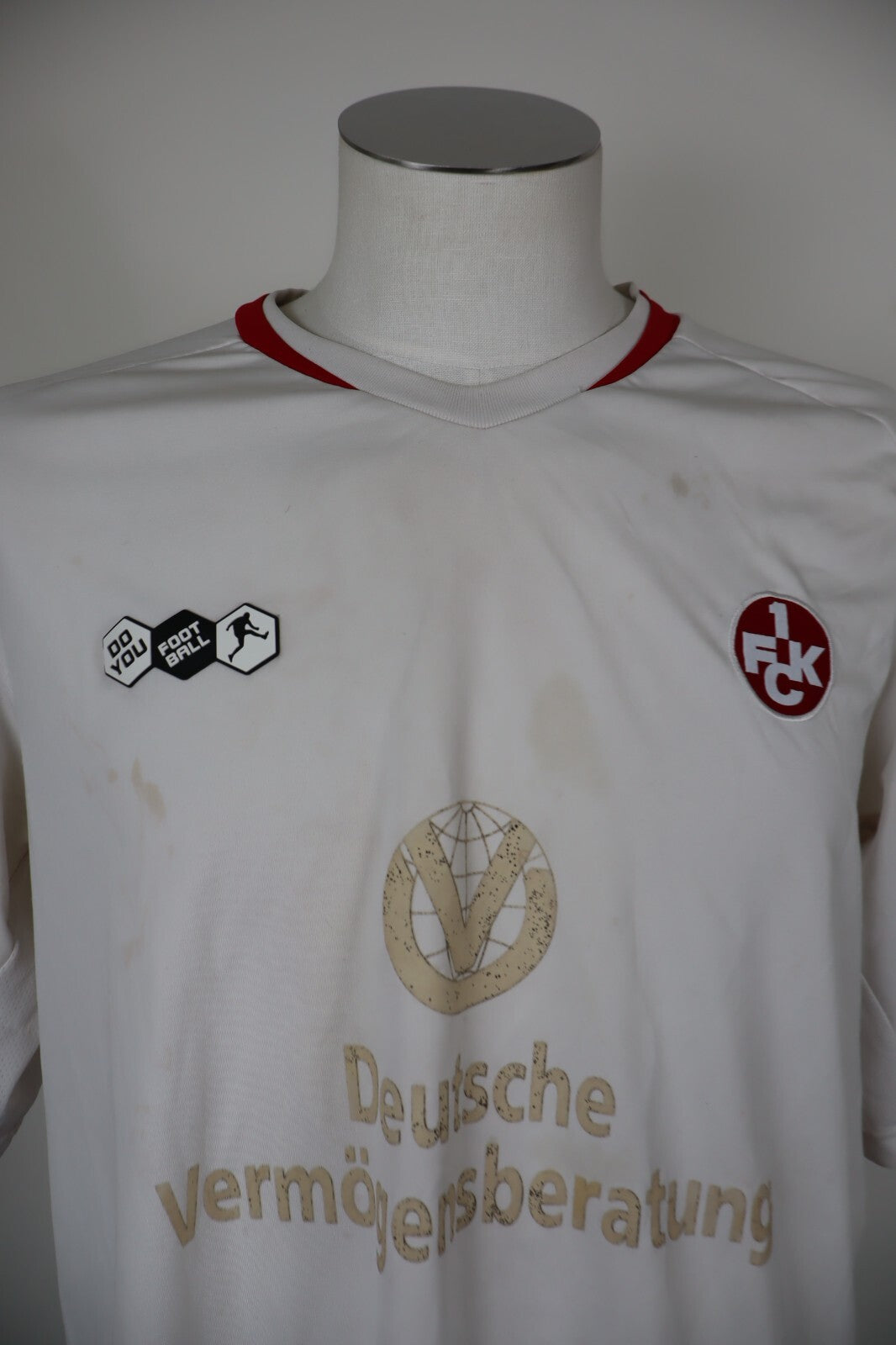 DO YOU FOOTBALL KAISERSLAUTERN MAGLIA CALCIO UOMO Tg L SOCCER JERSEY SPORT 09/10