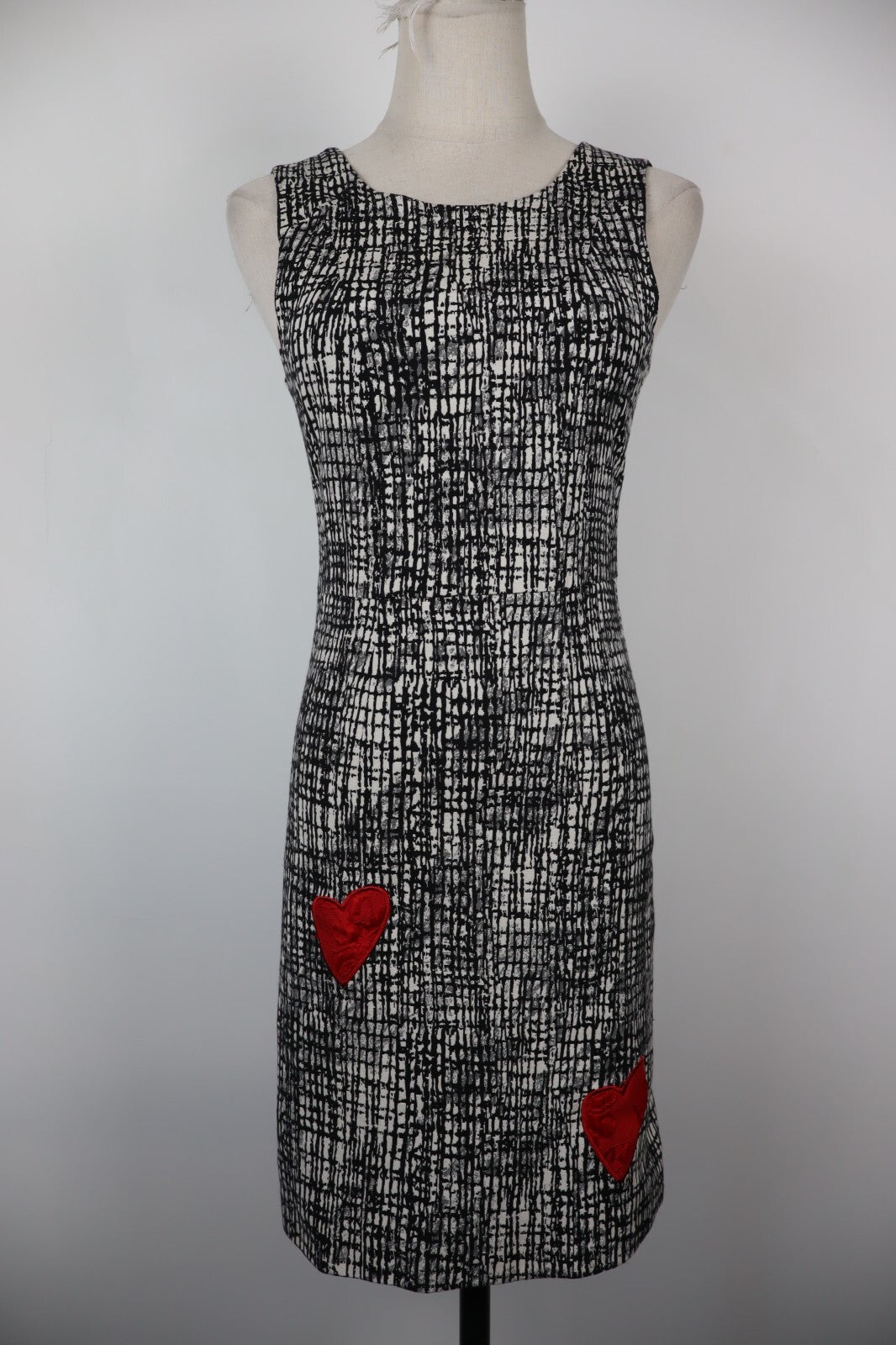 DESIGUAL VESTITO SMANICATO COTONE DONNA TG. 36 WOMAN CASUAL VINTAGE DRESS COTTON