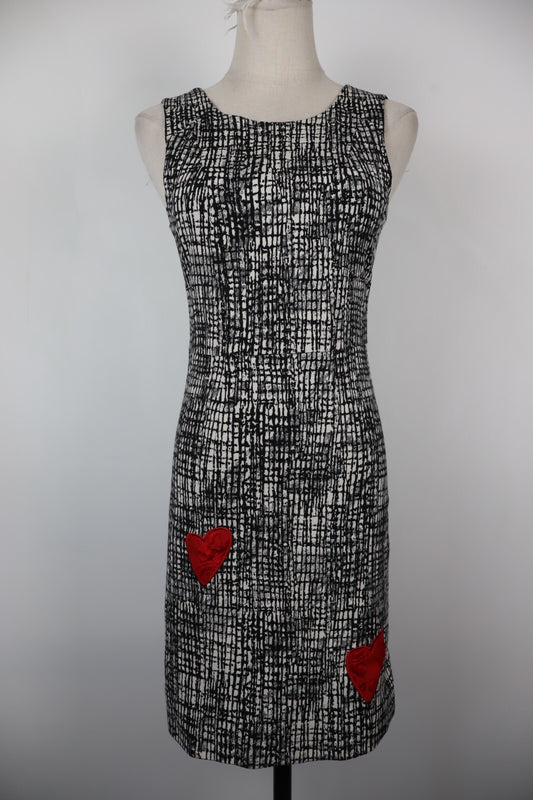 DESIGUAL VESTITO SMANICATO COTONE DONNA TG. 36 WOMAN CASUAL VINTAGE DRESS COTTON