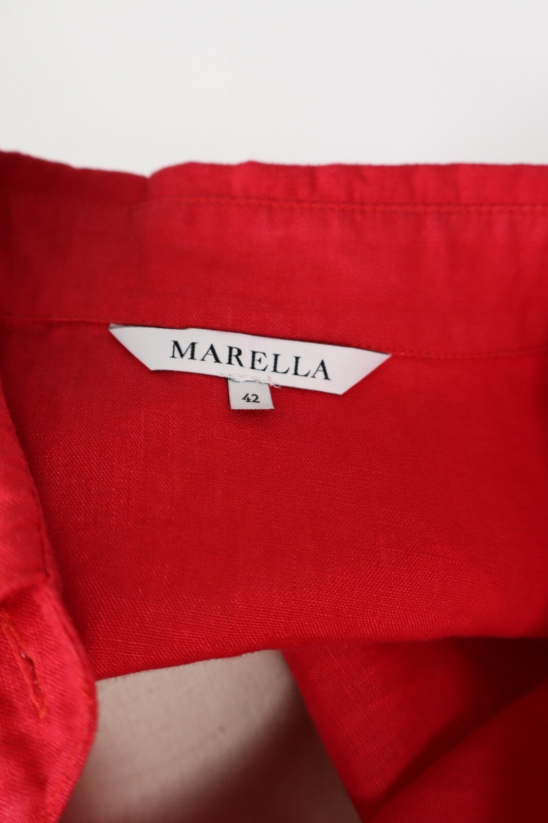 MARELLA CAMICIA BLUSA DONNA TG. 42 WOMAN SHIRT CASUAL VINTAGE LINO