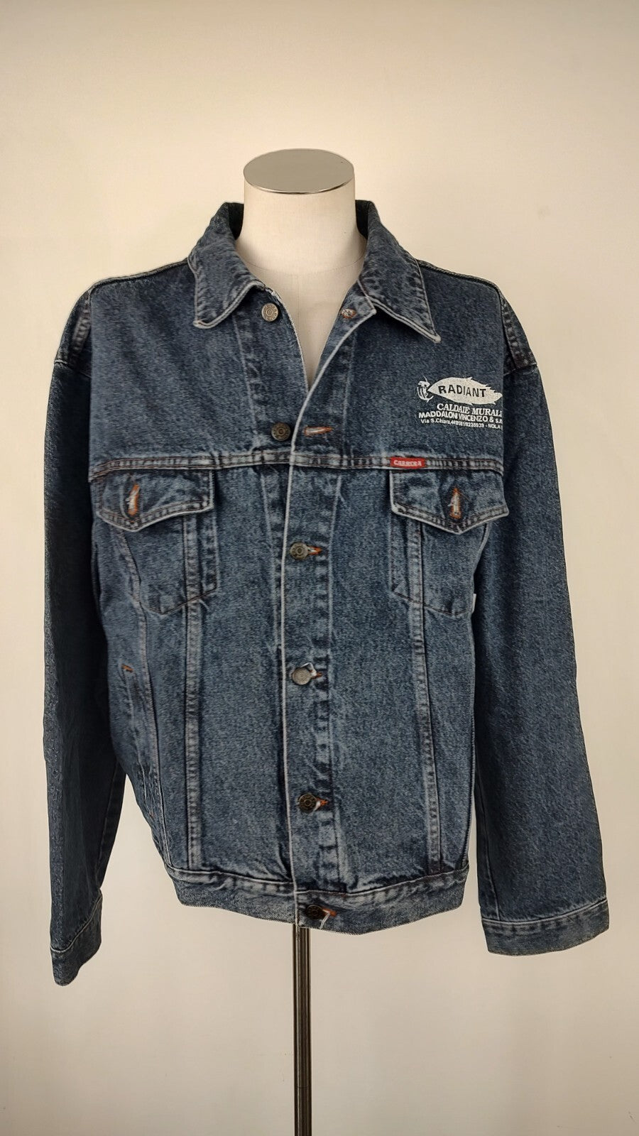 CARRERA JEANS GIUBBINO UOMO Tg XL MAN CASUAL VINTAGE JACKET DENIM