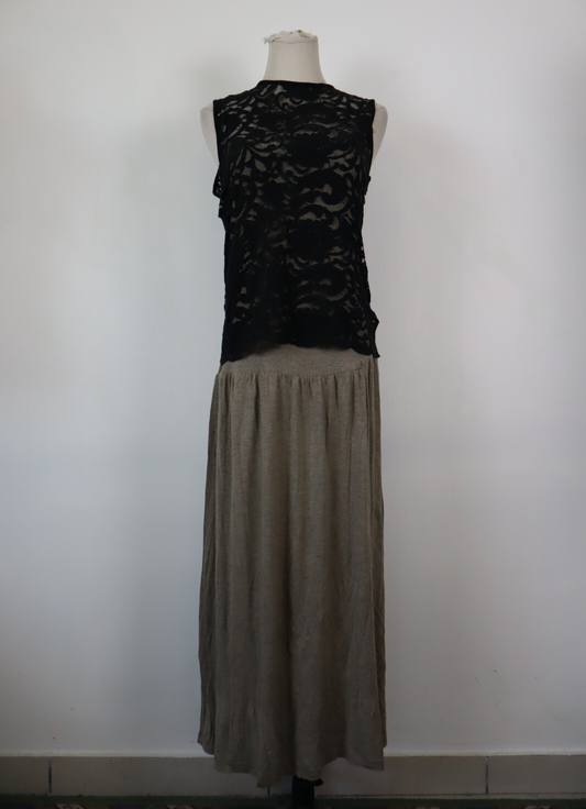 LIU JO VESTITO DONNA TG. M WOMAN CASUAL VINTAGE DRESS ABITO COTONE CERNIERA
