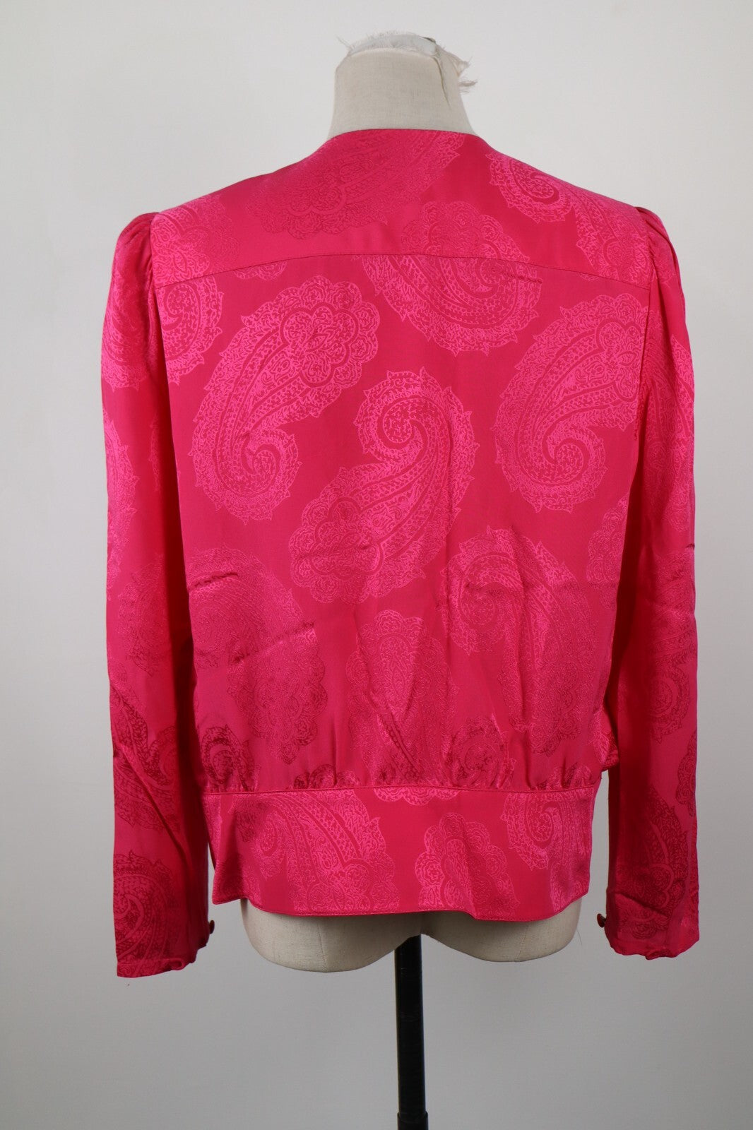 LOUIS FERAUD BLAZER GIACCA DONNA Tg 42 WOMAN VINTAGE JACKET WEST GERMANY SILK