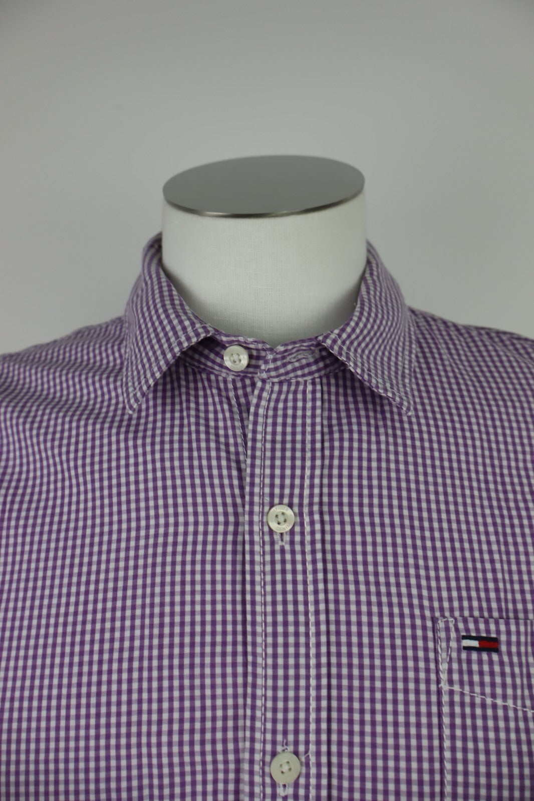 TOMMY HILFIGER DENIM CAMICIA UOMO TG. M MAN CASUAL SHIRT VINTAGE SHIRT COTONE