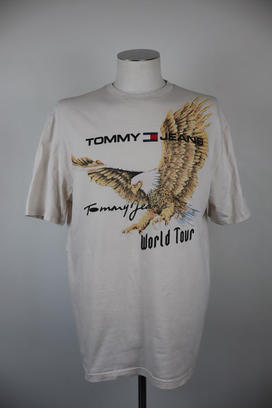 TOMMY HILFIGER JEANS MAGLIA UOMO TG. S MAN T-SHIRT VINTAGE CASUAL COTONE