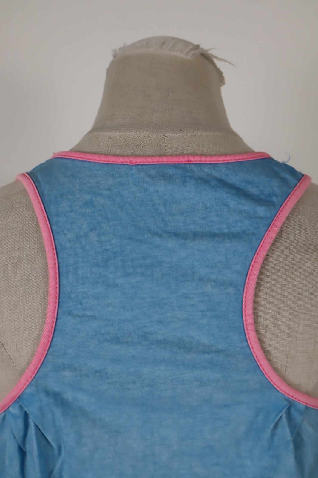 GAS MAGLIA DONNA TG. 16 ANNI WOMAN CASUAL VINTAGE T-SHIRT CANOTTA TOP COTONE