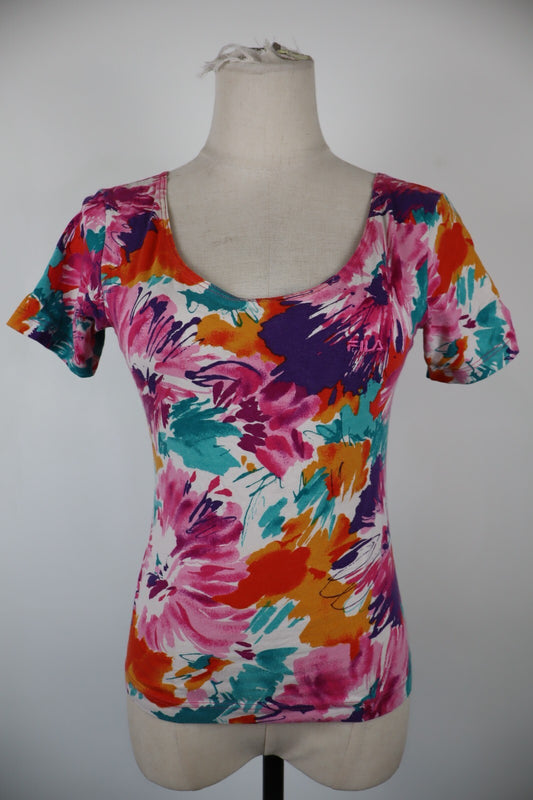 FILA MAGLIA DONNA TG. 42 WOMAN CASUAL VINTAGE T-SHIRT COTONE