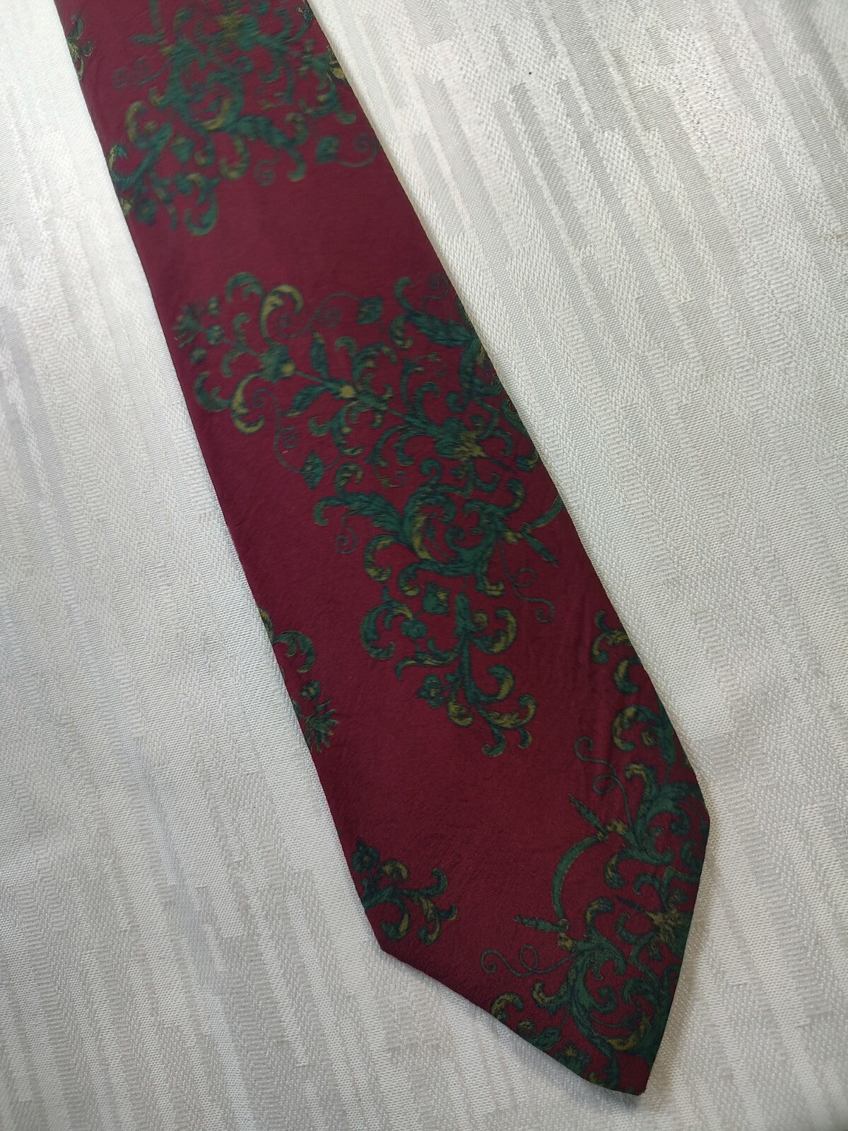 HUBERT 100% SILK TIE SETA CRAVATTA NECKTIE MADE IN ITALY CLASSIC