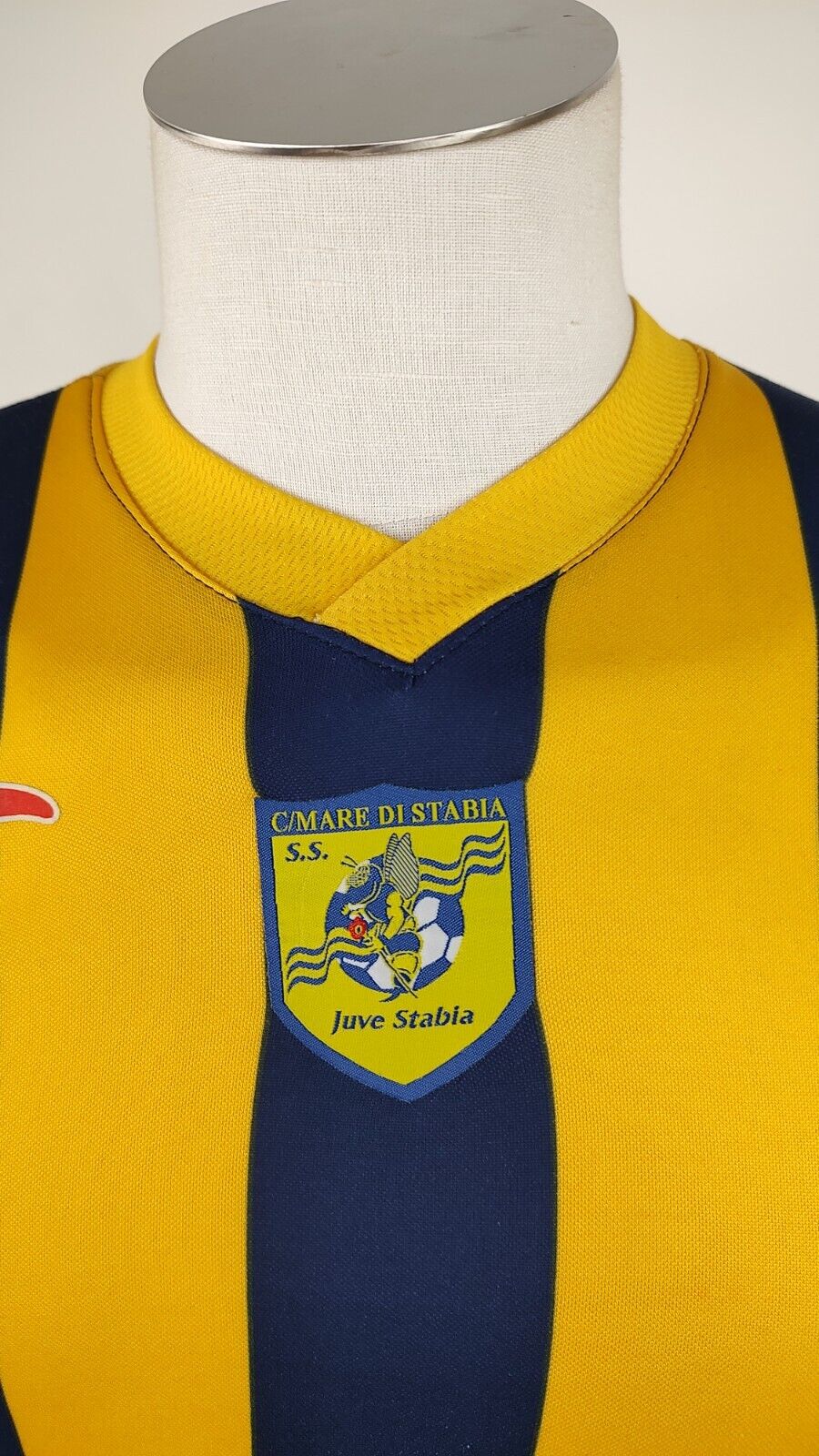 FLY LINE JUVE STABIA MAGLIA CALCIO UOMO Tg XS SOCCER JERSEY VINTAGE 2009/10