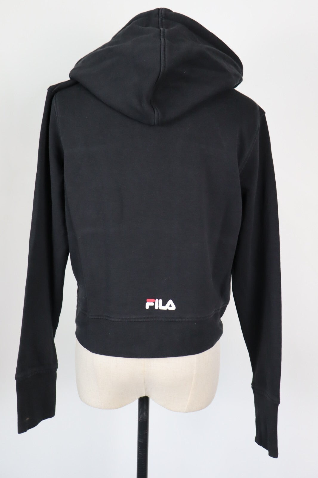 FILA FELPA CON CAPPUCCIO DONNA Tg S WOMAN CASUAL VINTAGE SWEATSHIRT COTONE