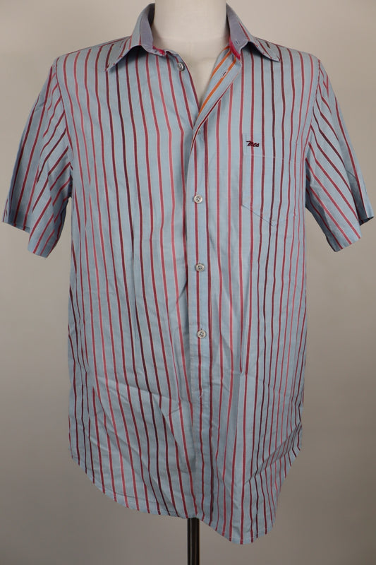 MARLBORO CLASSIC CAMICIA UOMO COTONE TG. L MAN CASUAL VINTAGE SHIRT COTTON