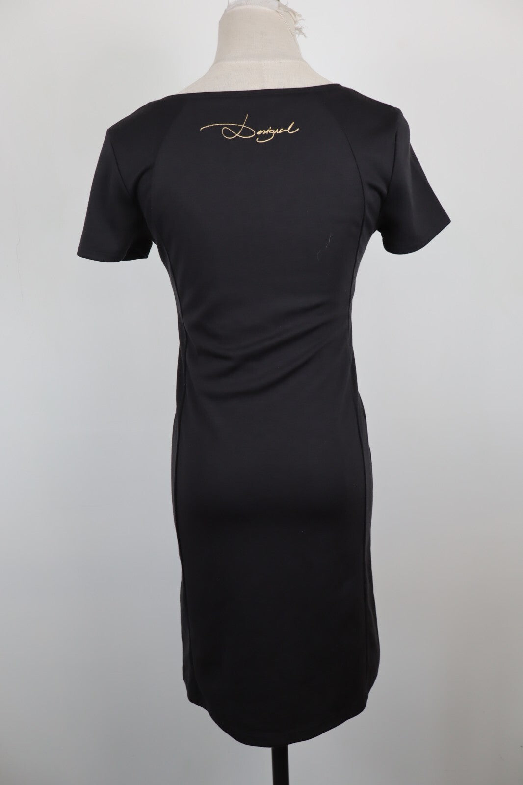 DESIGUAL VESTITO ABITO MEZZE MANICHE DONNA TG. S WOMAN CASUAL VINTAGE DRESS