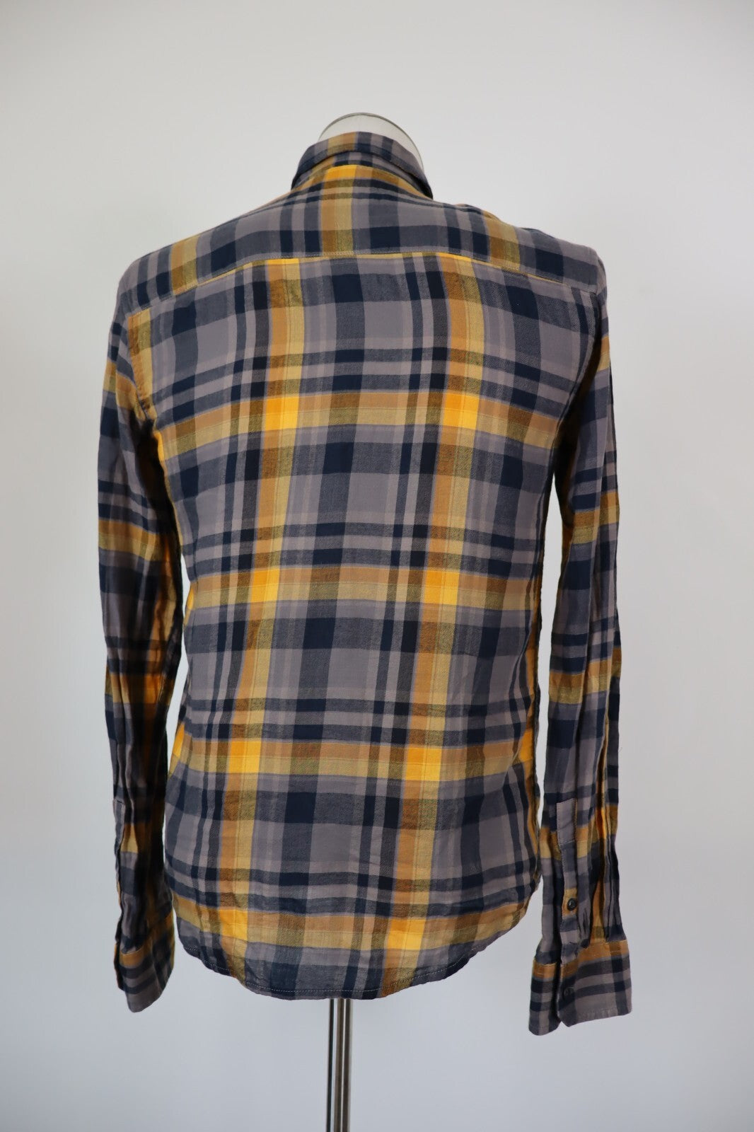 WRANGLER CAMICIA UOMO COTONE TG S MAN CASUAL VINTAGE SHIRT COTONE FLANELLA