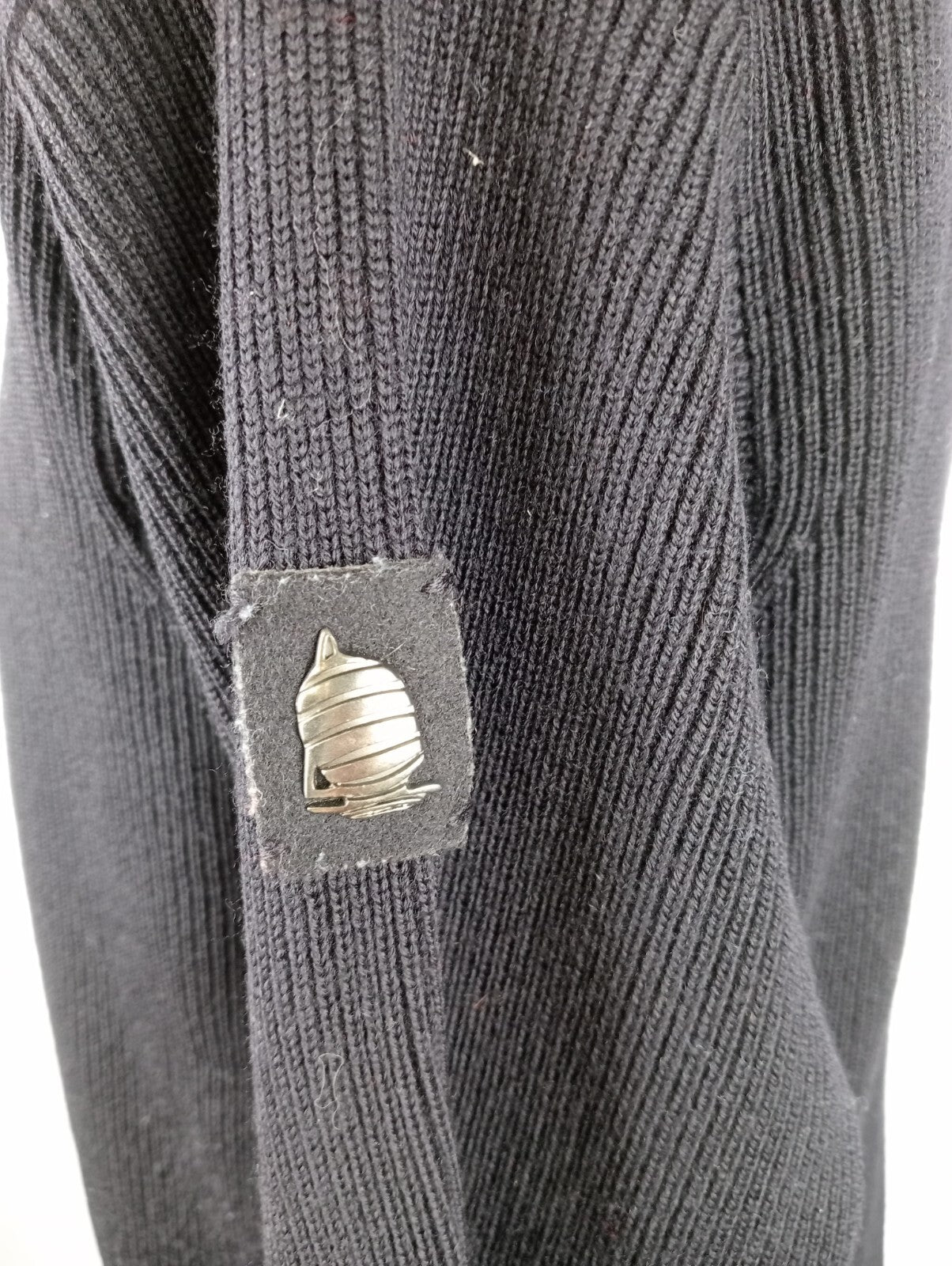 MARINA YACHTING MAGLIONE ZIP LANA WOOL VINTAGE UOMO Tg. L MAN SWEATER CASUAL