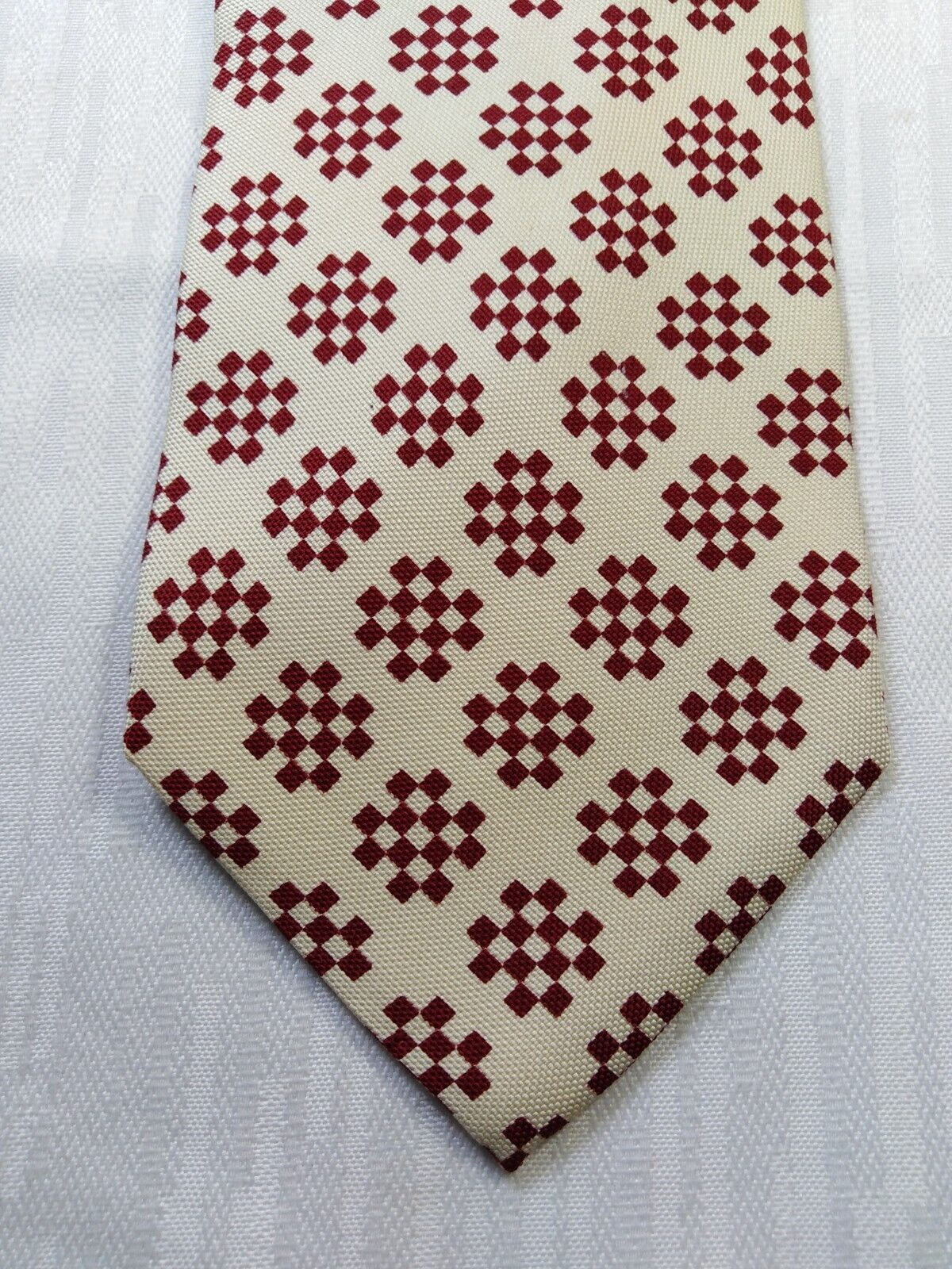 TRUSSARDI 100% SETA SILK TIE CRAVATTA NECKTIE MADE ITALY VINTAGE CLASSIC