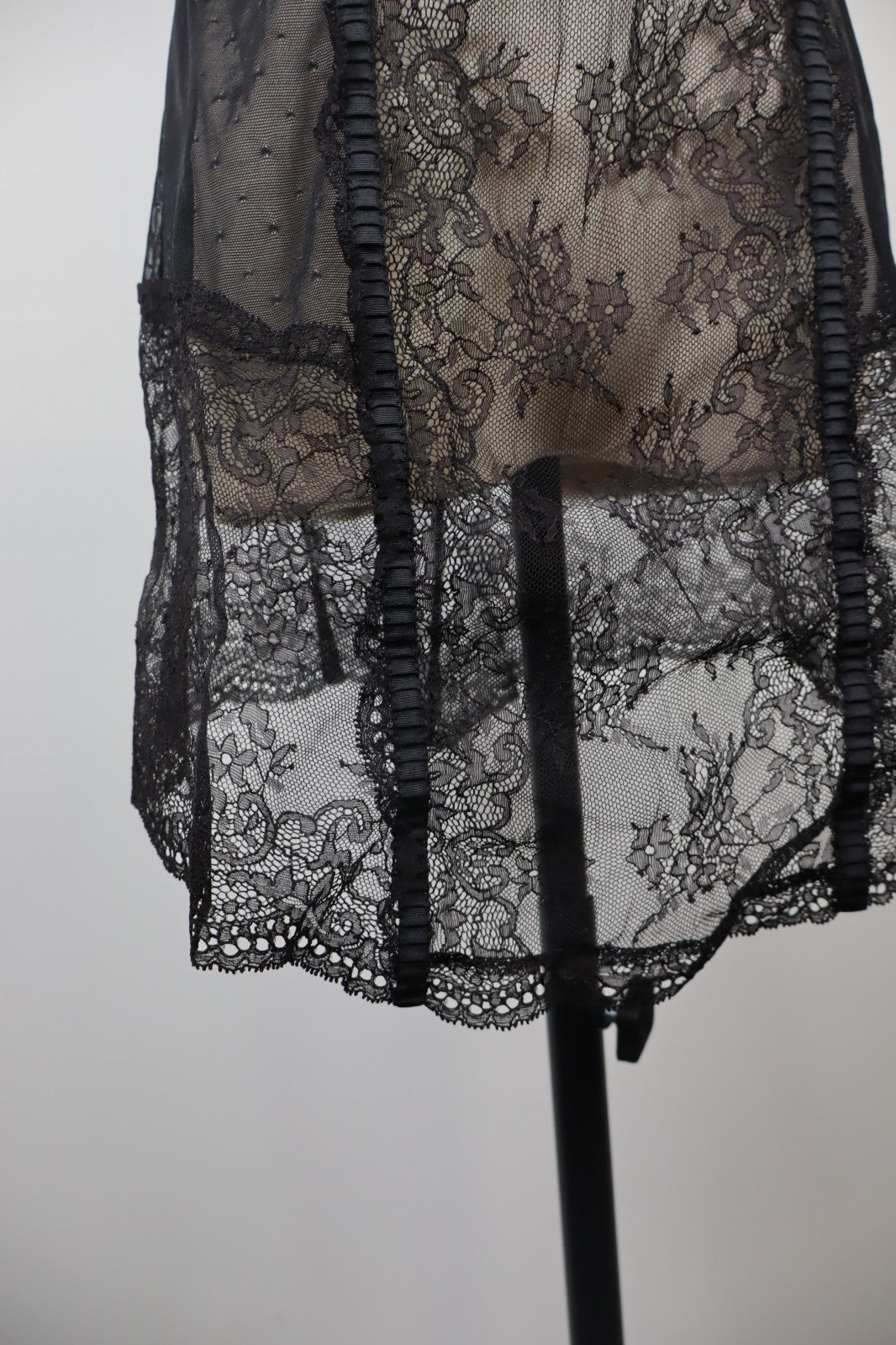 TWINSET SIMONA BARBBIERI LINGERIE SOTTOVESTE INTIMO IN PIZZO DONNA TG M WOMAN