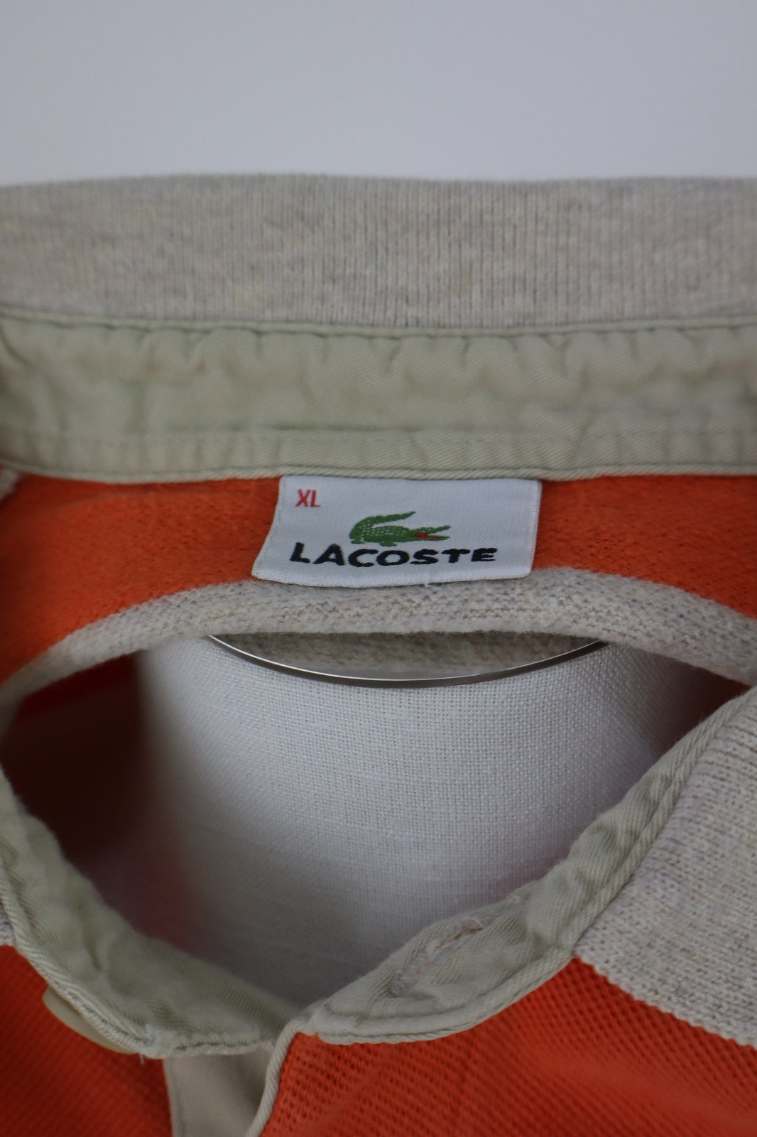 LACOSTE POLO MAGLIA UOMO TG XL MAN COTONE SHIRT CASUAL VINTAGE COTTON