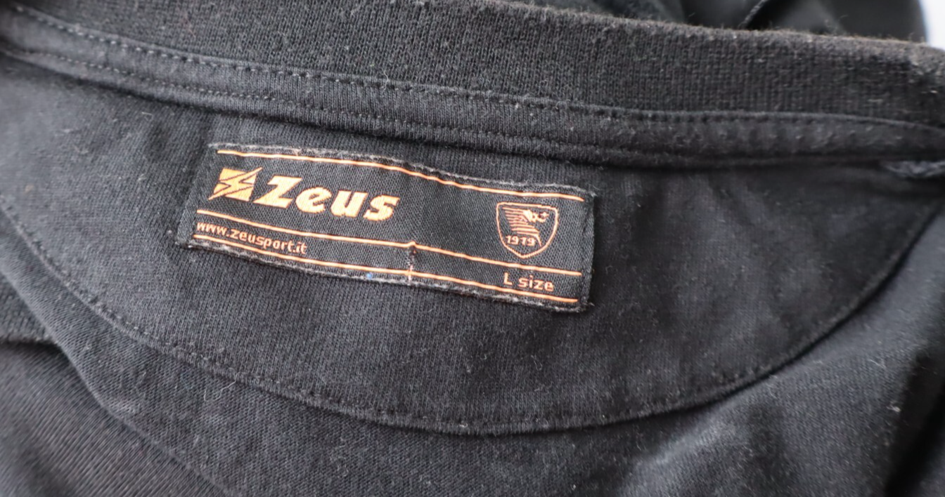 ZEUS US SALERNITANA MAGLIA CALCIO TRIKOT UOMO Tg L SOCCER JERSEY VINTAGE