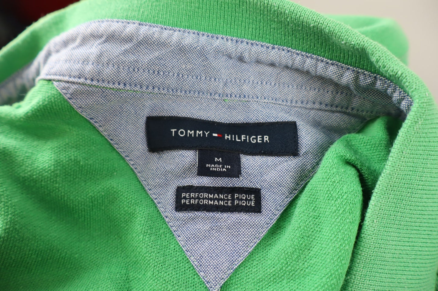 TOMMY HILFIGER POLO MAGLIA UOMO COTONE TG M MAN COTTON SHIRT CASUAL VINTAGE