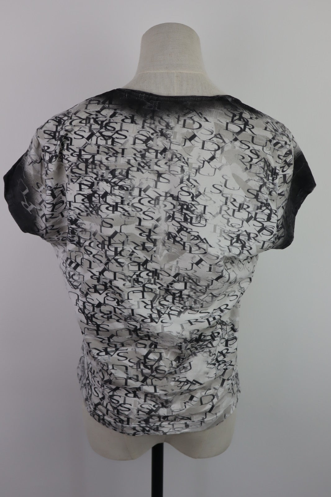 TRUSSARDI JEANS MAGLIA DONNA TG. XXL WOMAN CASUAL VINTAGE T-SHIRT TOP COTONE